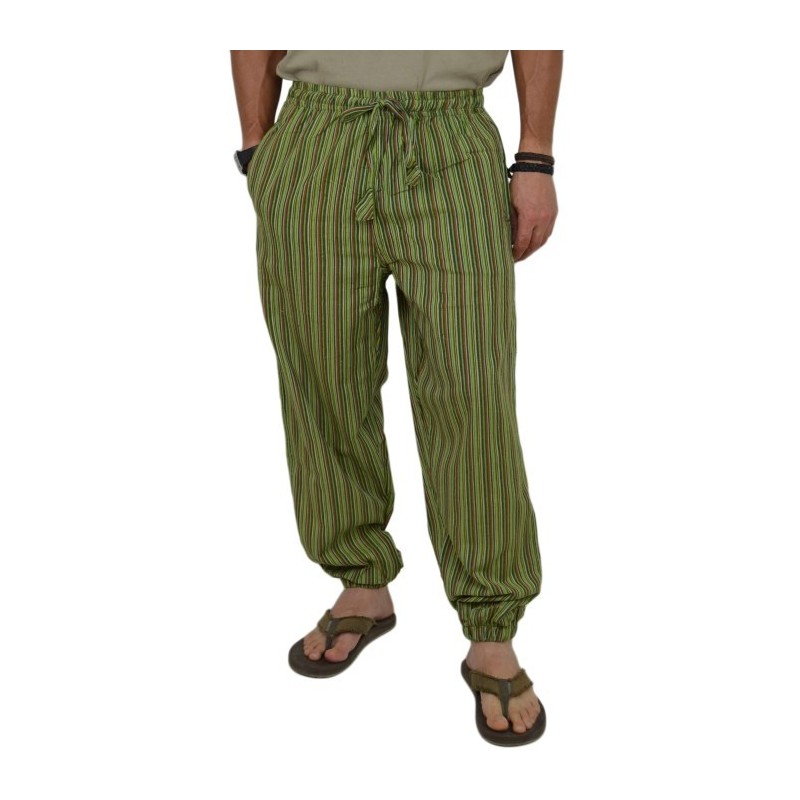 Pantalon hippie de rayas Nepal. Pantalon parches de bebes niños hippis