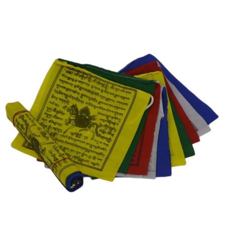 Bandera Tibetana 11,5 x 11,5 cm