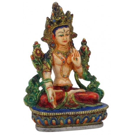 Figura de Tara Blanca hecha en Nepal