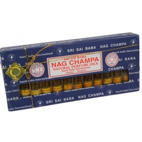 Pack de aceites perfumados Nag Champa