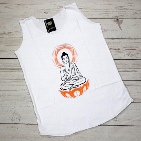 Camiseta Buda Meditando sin mangas Verano