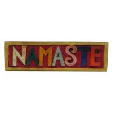 Tabla de madera Namaste 15 x 7 cm