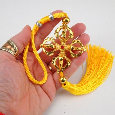Colgante amuleto Tibetano doble Dorje