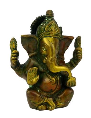 Figura de Lord Ganesha en Bronce