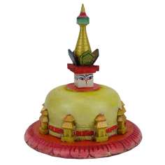Stupa Budista artesanal