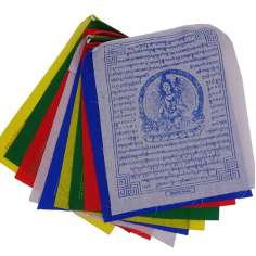 Banderas Tibetanas de oración Tara Blanca 24 cm x 21 cm