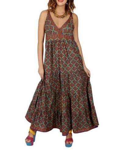 profundizar Marchito Excéntrico Comprar Vestido Largo Hippie para Verano 2023⭐ Tienda online