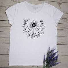 Camiseta Blanca Sol~Luna...