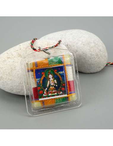 Amuleto Budista  Sungkhors- Butti Tara Blanca