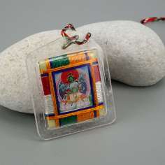 Amuleto Budista  Sungkhors- Butti Tara Verde
