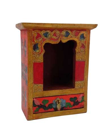 Altar Budista de Madera 22 x 14 x 8 cm