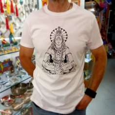 Camiseta Blanca Dios Shiva...