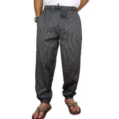 Pantalón de Rayas Hippie color Gris