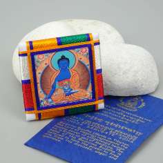 Amuleto Budista de Protección Butti - Buda Azul 5 x 5 cm