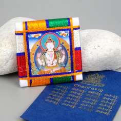 Amuleto Budista de Protección Chenrezig