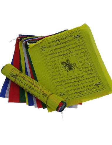 Tira de 10 banderas Tibetanas de Oración Budista