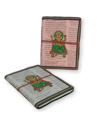 Libretas de Papel Reciclado con Ganesh 20 x 15 cm