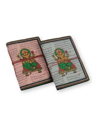 Libretas de Papel Reciclado con Ganesh 17 x 12 cm