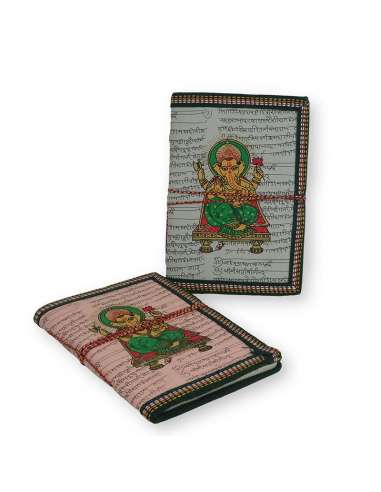 Libretas de Papel Reciclado con Ganesh 15 x 10 cm