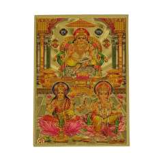 Imán Nevera-Amuleto Lakshmi-Ganesh-Kuber