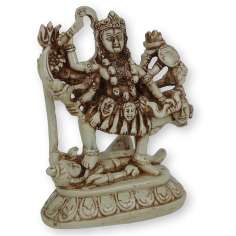 Figura de Kali bailando sobre Shiva 16 cm