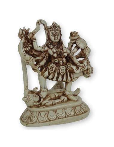 Figura de Kali bailando sobre Shiva 16 cm