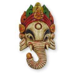 Mascara Ganesh tallada en...