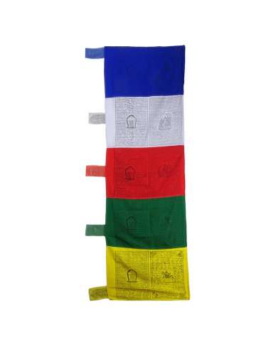 Banderas tibetanas de oración – Paquete de 100 banderas budistas de  meditación para interiores y exteriores (10 x 11 pulgadas) de satén de  afirmación