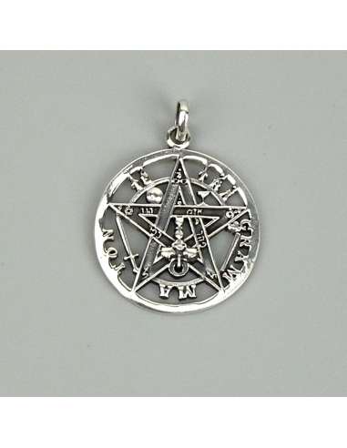 Colgante amuleto de plata Tetragramaton