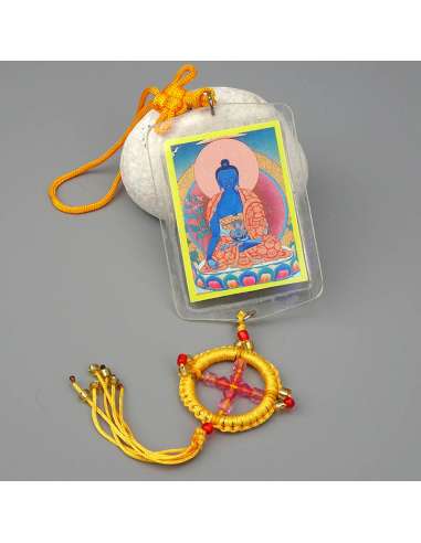 Amuleto Budista de protección con Buda de la Medicina/ SIPAHO