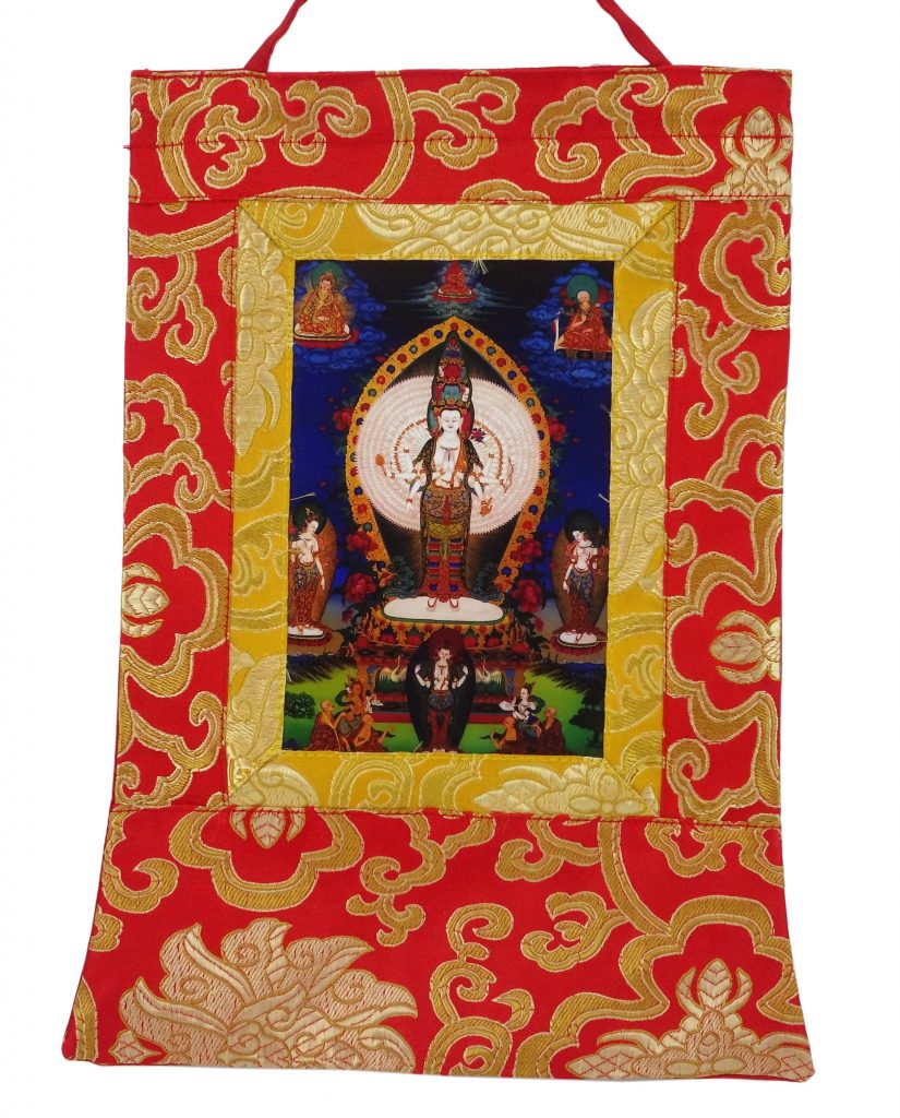 Mini Thangka Avalokiteśvara
